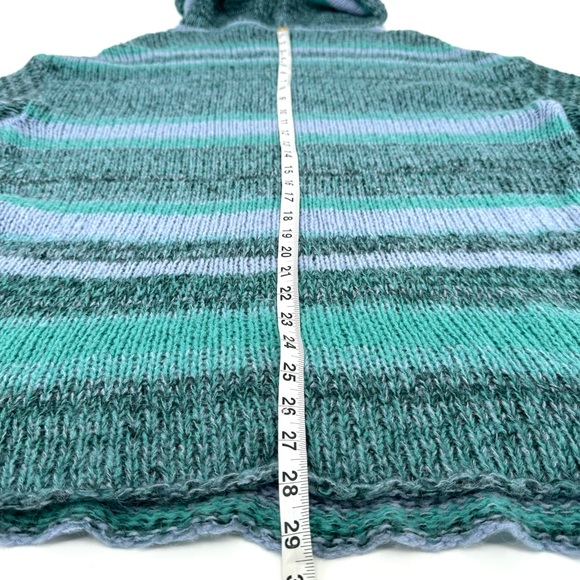 FREE PEOPLE Striped Wool Knit Blend Slouchy Cowl Neck Tunic/Sweater - Picture 8 of 12